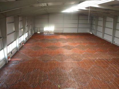 Industriefussbodenheizung