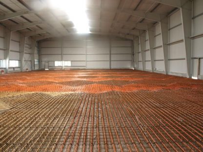 Industriefussbodenheizung