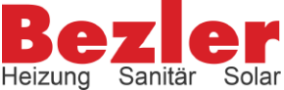 Bezler Sanitär GmbH Meisterbetrieb für Heizung Sanitär Solar Lüftung Gas in Augsburg und Königsbrunn